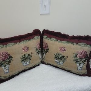 Vintage Tapestry Floral Pillows